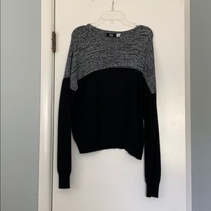 cozy grey/black urban outfitters sweater